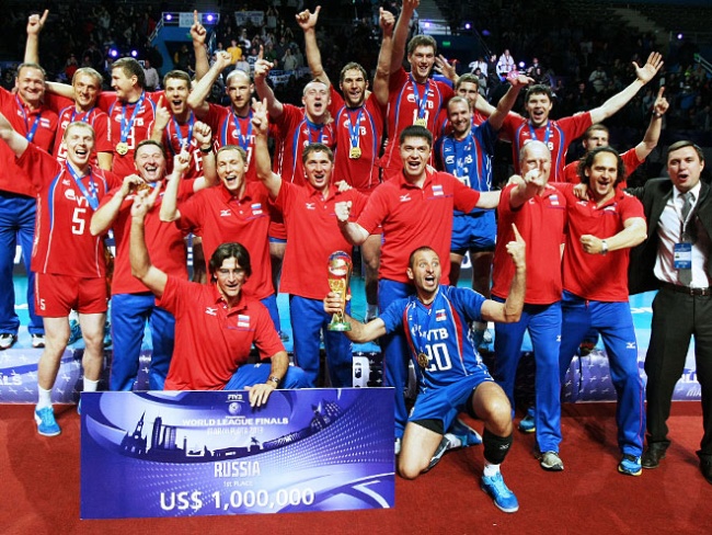 История побед сборной России в Мировой лиге