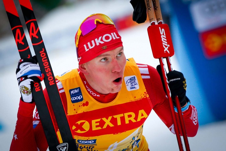 Раздельные гонки на чемпионате России по лыжам
