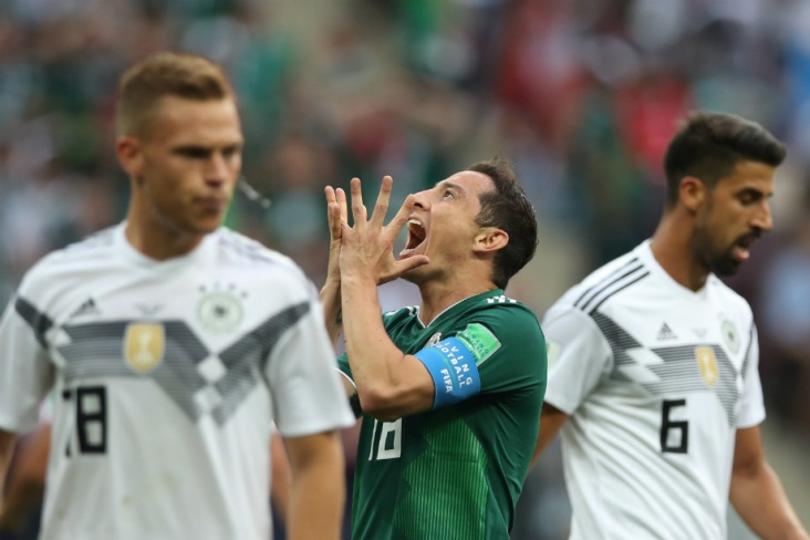 Сборная Германии против сборной Мексики