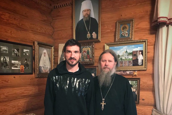 Николай Жердев и отец Спиридон