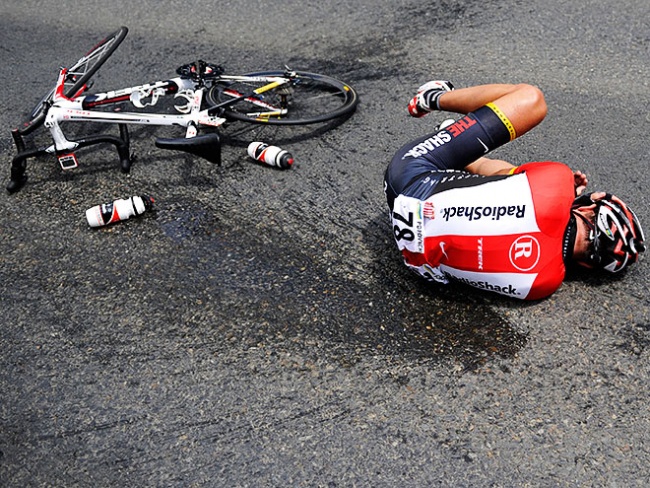 Самые страшные катастрофы в велоспорте