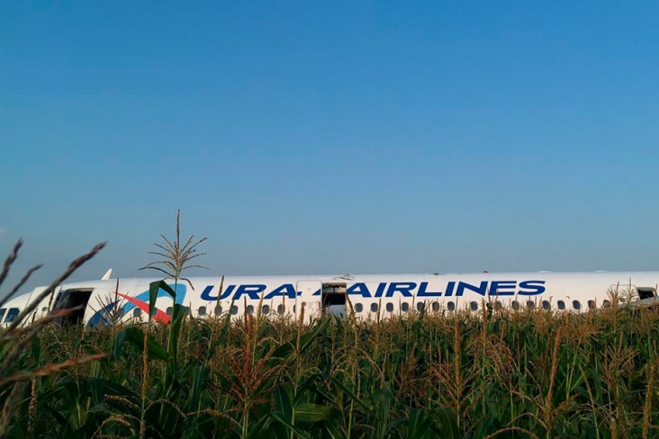 Аварийная посадка Airbus в Жуковском