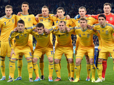 Сборная Украины перед матчем с Францией