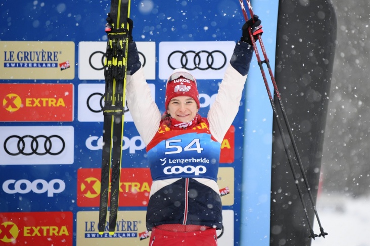 Непряева завоевала бронзу в гонке «Тур де Ски»