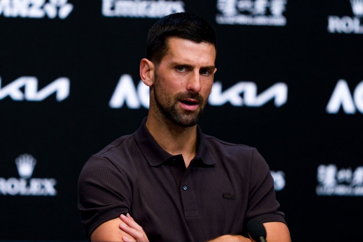 Джокович шокировал своим видом в Мельбурне