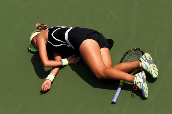 Азаренко упала в обморок во время матча US Open