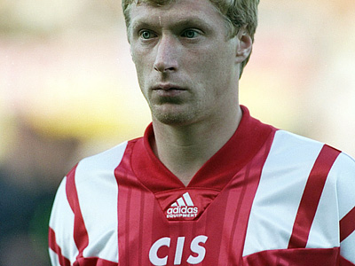 Украинец Михайличенко в футболке сборной СНГ (CIS)