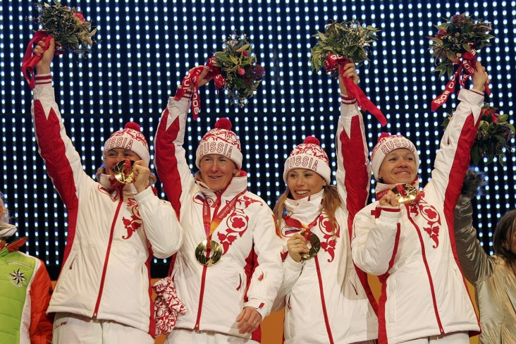 Как Россия выиграла эстафету на ОИ-2006