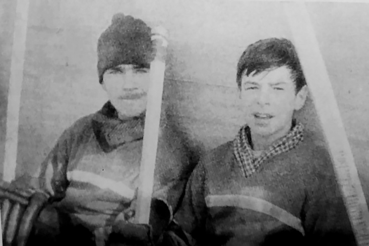 1960-е. Николай Вакуров и Валерий Харламов