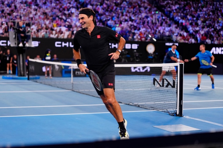 Федерер зажёг на церемонии открытия AО