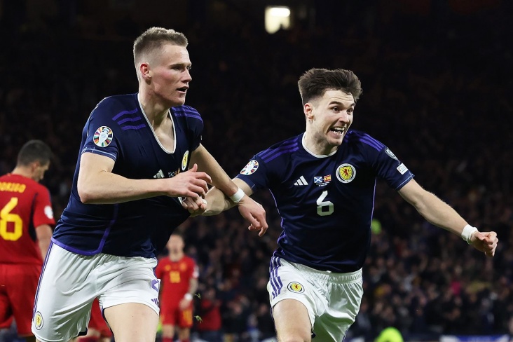 Шотландия — Испания — 2:0, видео