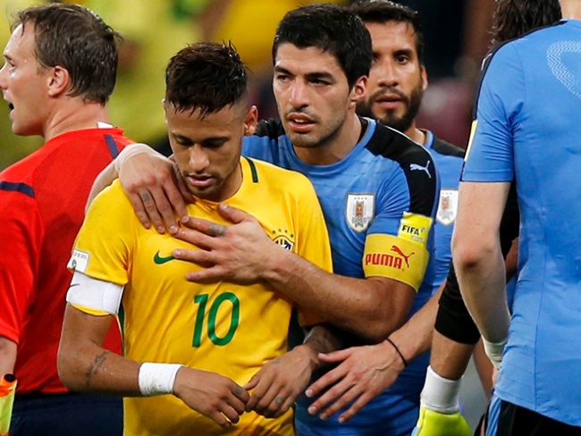 Бразилия — Уругвай — 2:2
