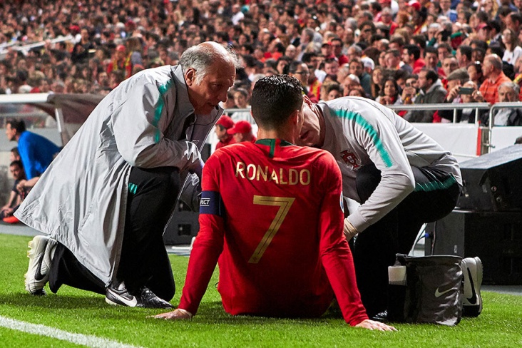 Португалия — Сербия — 1:1, травма Роналду