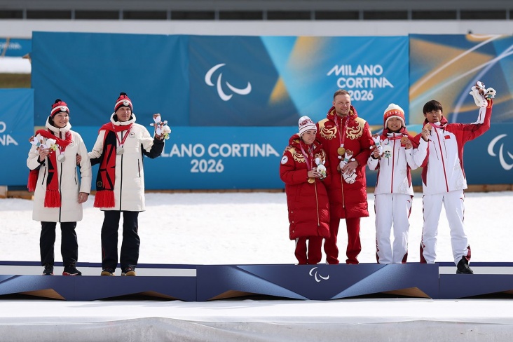 церемония награждения на Паралимпиаде-2026