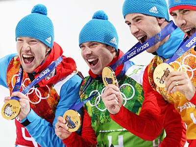 Победная российская биатлонная четвёрка