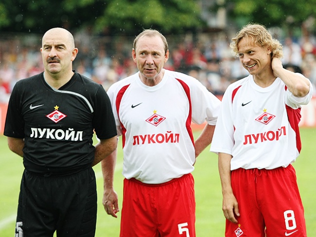 Станислав Черчесов, Олег Романцев и Валерий Карпин