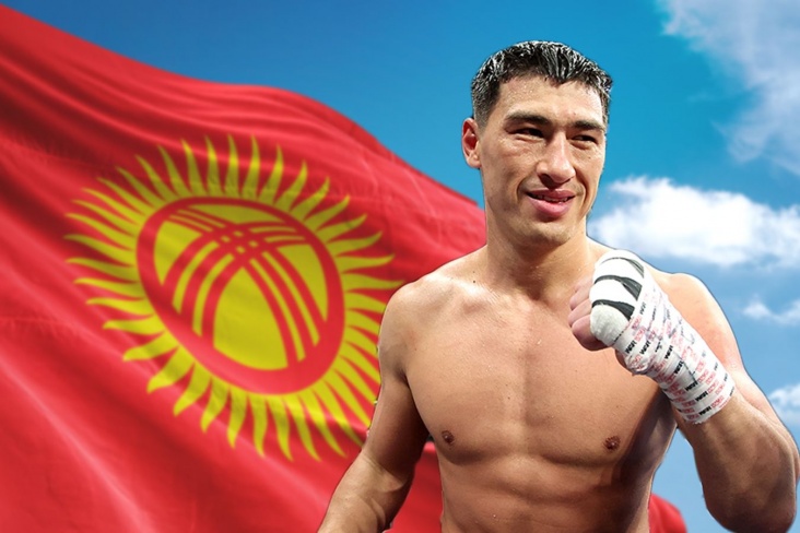 Дмитрий Бивол вышел под флагом Кыргызстана