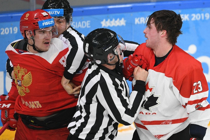 Россия – Канада – 5:1, Универсиада-2019, полуфинал