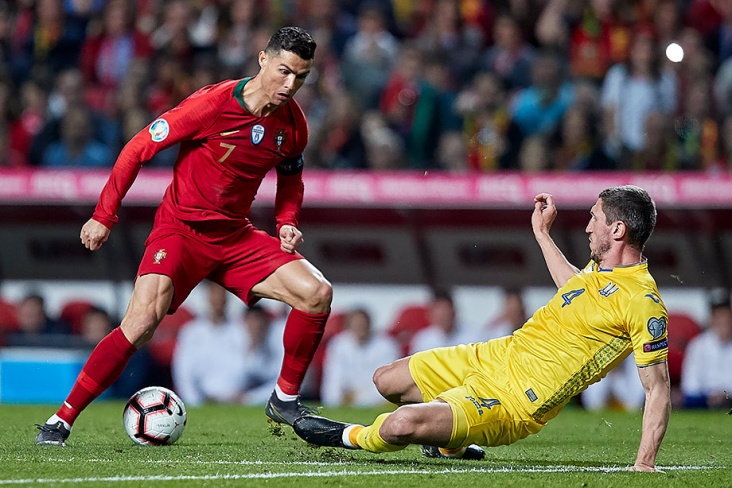 Португалия — Украина — 0:0, Криштиану Роналду