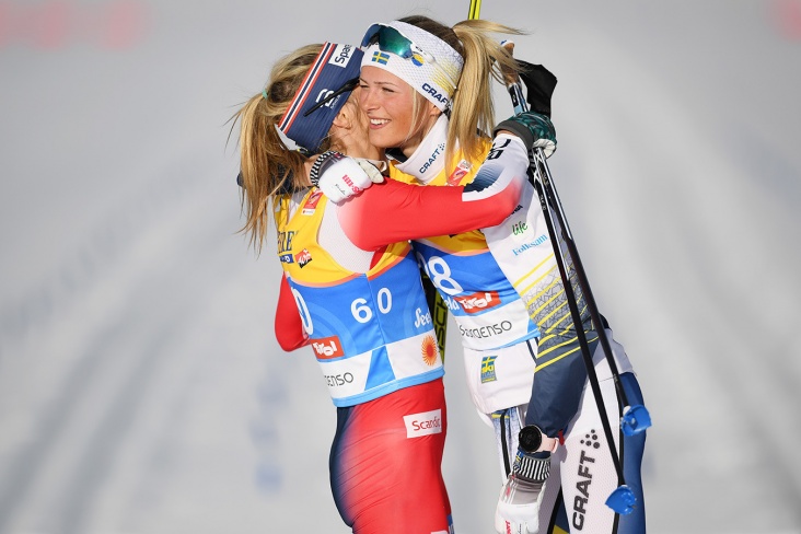 Шведские лыжницы требуют равноправия с мужчинами.