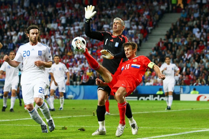 Матч Греция – Россия – 0:1, Евро-2008