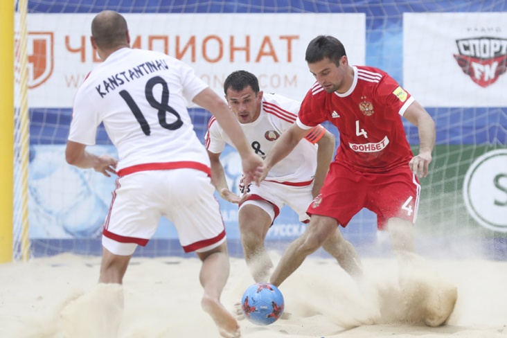 Пляжный футбол, Россия — Беларусь. Евролига-2017