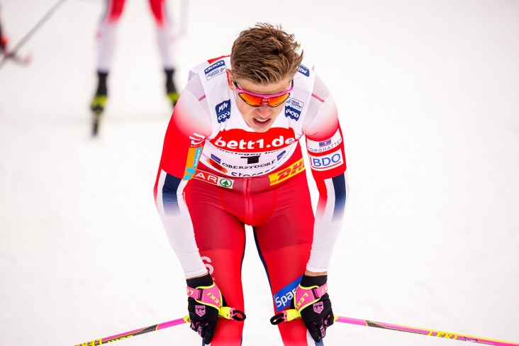 Норвежский лыжник Клебо сломал палец