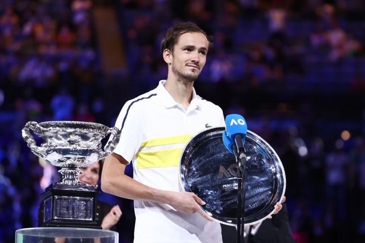 Финал Australian Open — 2021 Даниил Медведев — Новак Джокович, скандал с освистыванием фанатов на церемонии награждения