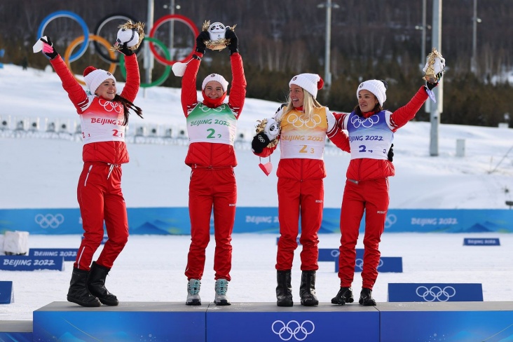 Российские лыжницы завоевали золотые медали
