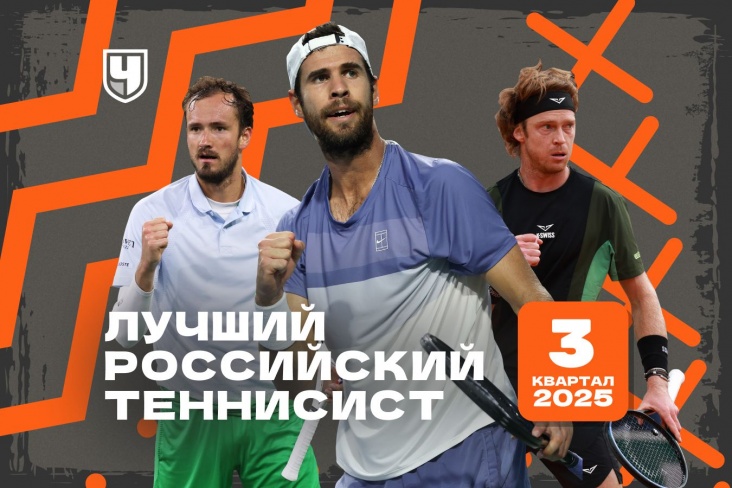 Лучшие теннисисты России в третьем квартале