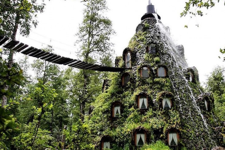 Сказочный отель в лесах Чили