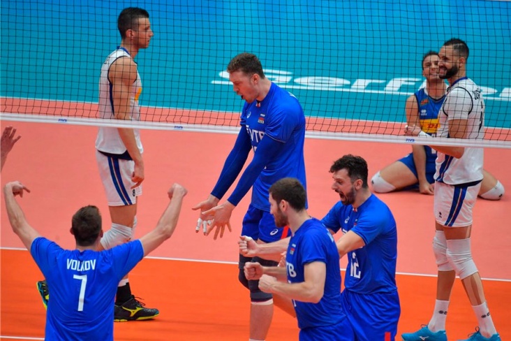 Волейбол. Россия — Италия — 3:2