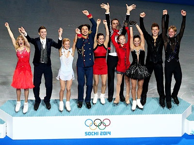 Российские фигуристы выиграли первое золото