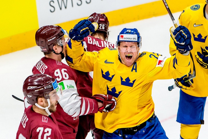 Швеция — Латвия – 5:4, 20 мая 2019 года