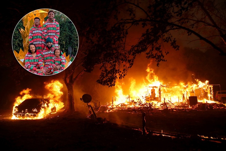 Леброн спас семью от лесных пожаров