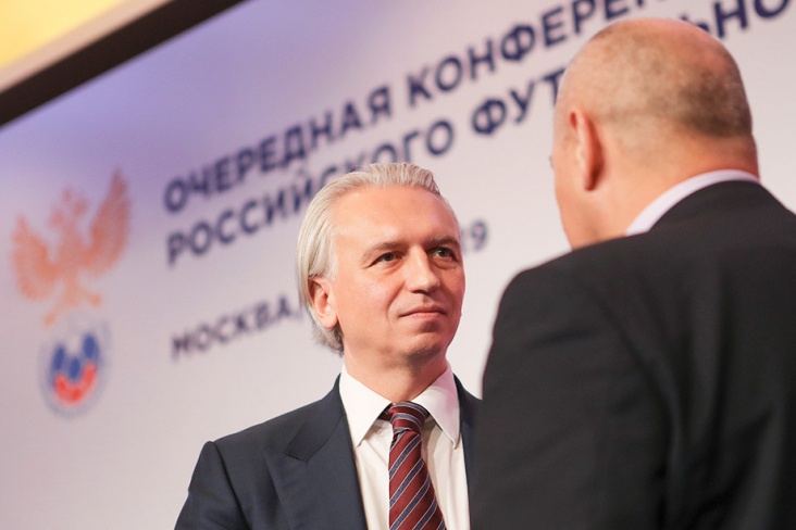 Президент РФС Александр Дюков, пресс-конференция