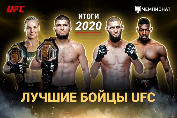 Итоги 2020 года в UFC. Рейтинг бойцов