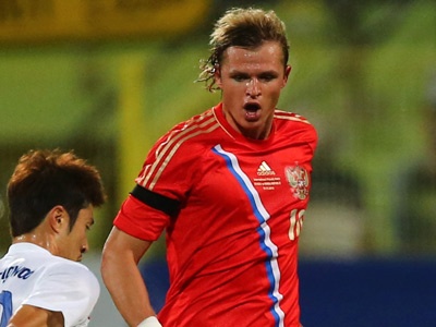 Дмитрий Тарасов в матче против Кореи
