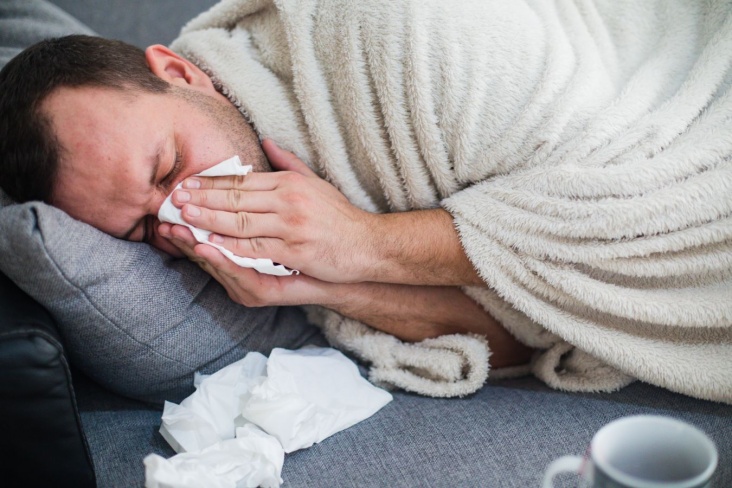 Мужчины страдают от гриппа больше, чем женщины