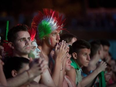 В финале Евро-2012 Италия победила по ТВ-болению