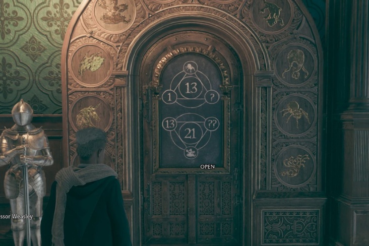 Как пройти загадки в Hogwarts Legacy с дверьми