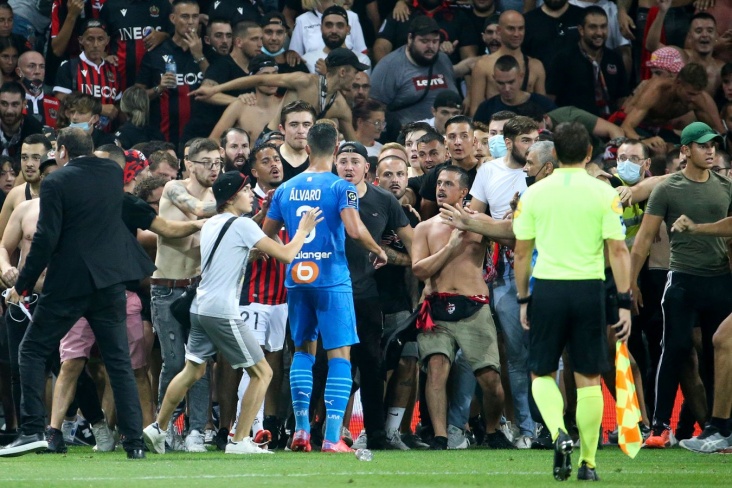 «Ницца» – «Марсель»: скандал на матче Лиги 1