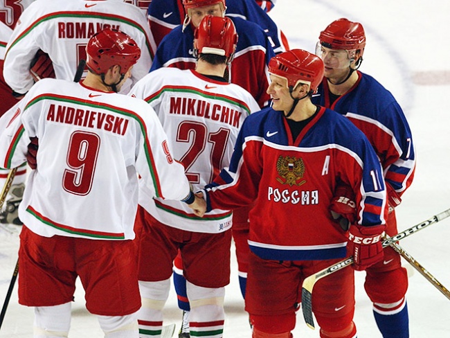 Сборная Белоруссии — сборная России