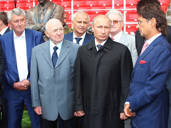Владимир Путин на открытии спартаковского стадиона