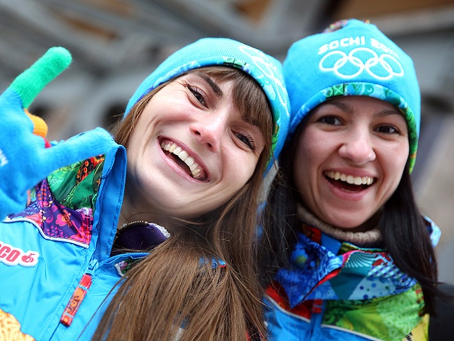 Волонтёры Олимпиады в Сочи