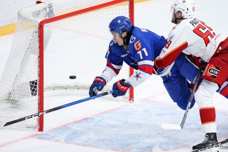 Отчёт СКА — «Автомобилист» — 2:1