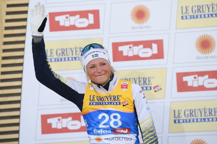 Спортсменка лыжница