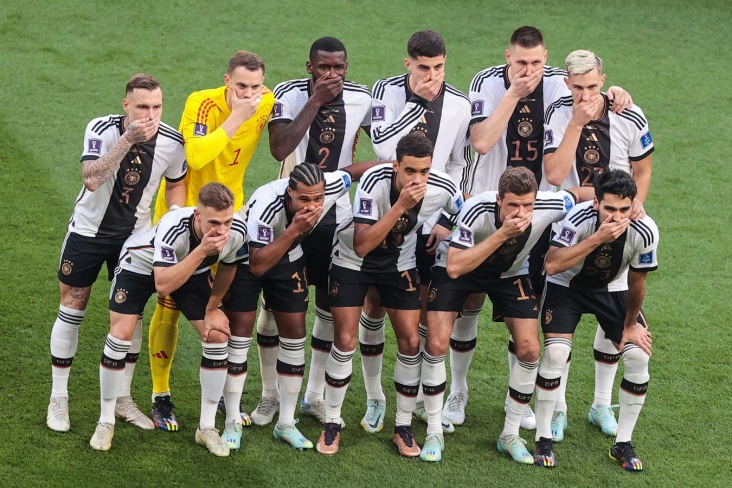 Протест сборной Германии