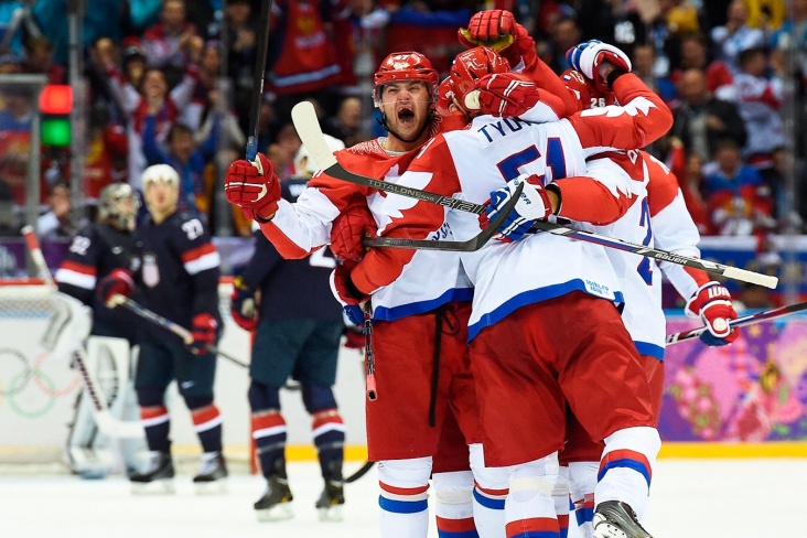 Гол сборной России по хоккею в ворота США