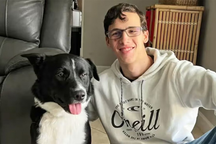 Собака спасла жизнь 17-летнего подростка